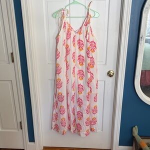 100% Cotton Maxi Dress with POCKETS